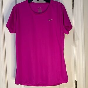 Pink Nike dry fit top